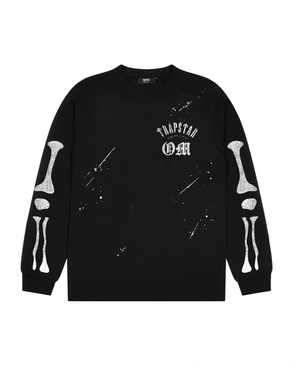 Trapstar X Octavious Marks Sleeve Retro Football Sweatshirt